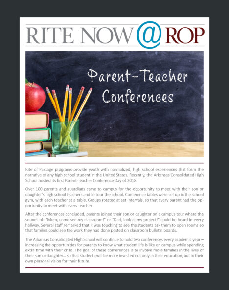 Rite Now @ AJATC - Parent-Teacher Conferences